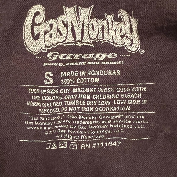 Men’s Gas Monkey T-Shirt - Picture 6 of 6